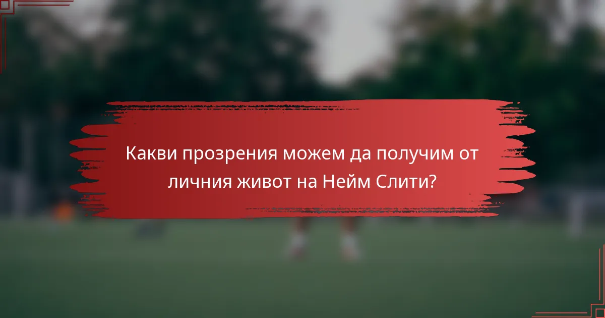 Какви прозрения можем да получим от личния живот на Нейм Слити?
